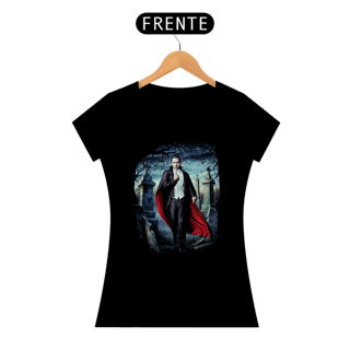 Nome do produto Camiseta Feminino Dracula ( Bela Lugosi as Dracula - 03) Estampa Terror