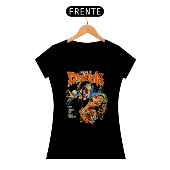Camiseta Feminina Dracula ( Bela Lugosi as Dracula - Horror ) Estampa Terror