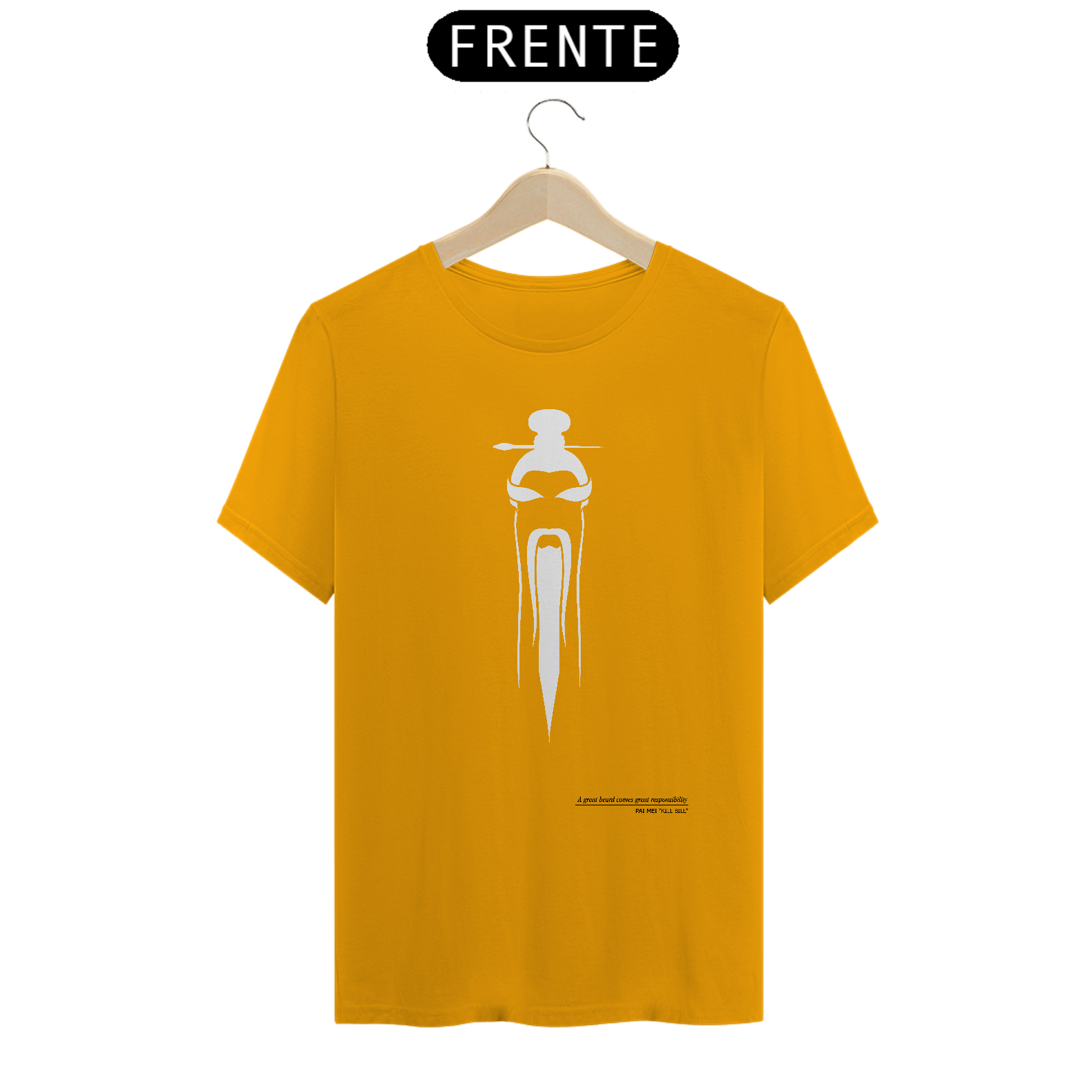 Camiseta Kill Bill - A Great Beard Comes Great Responsability