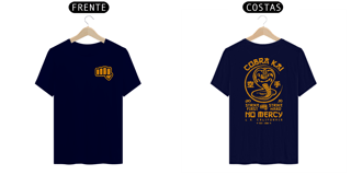 Nome do produto Camiseta Cobra Kai - Dojo (frente e costas)