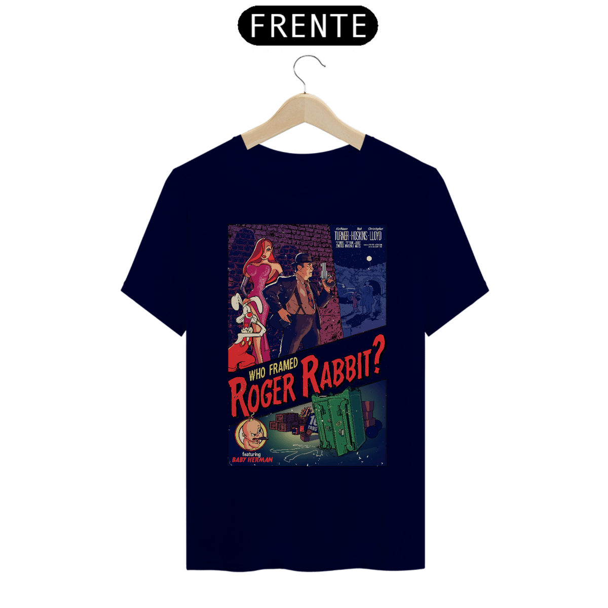 Nome do produto: Camiseta Uma Cilada para Roger Rabbit