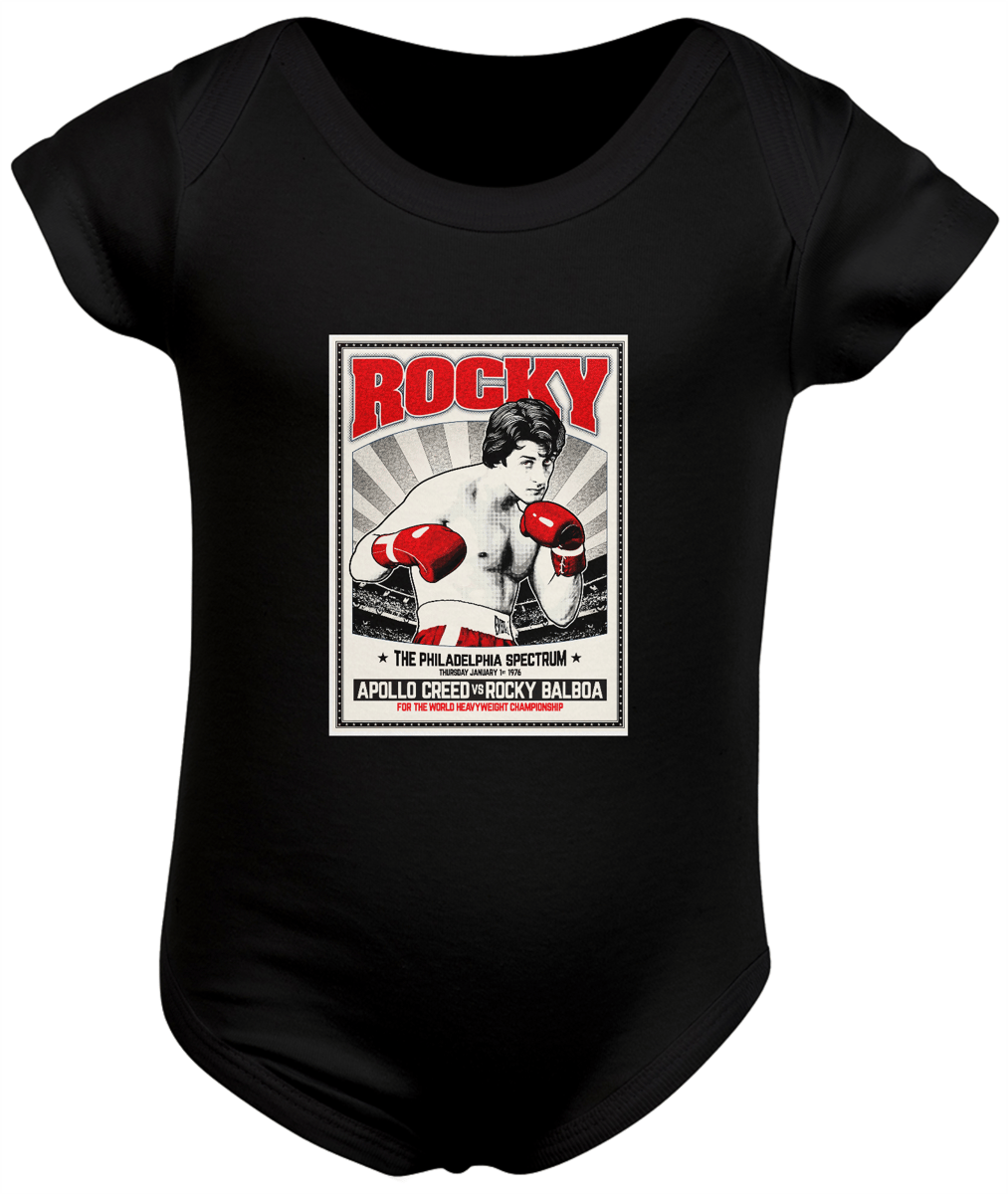 Nome do produto: Body Bebê - Rocky Balboa