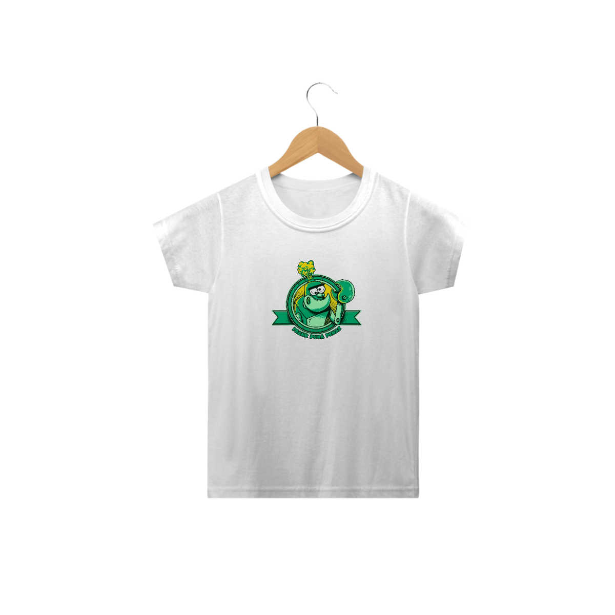 Nome do produto: Camiseta Infantil - Frank Puxa Penas