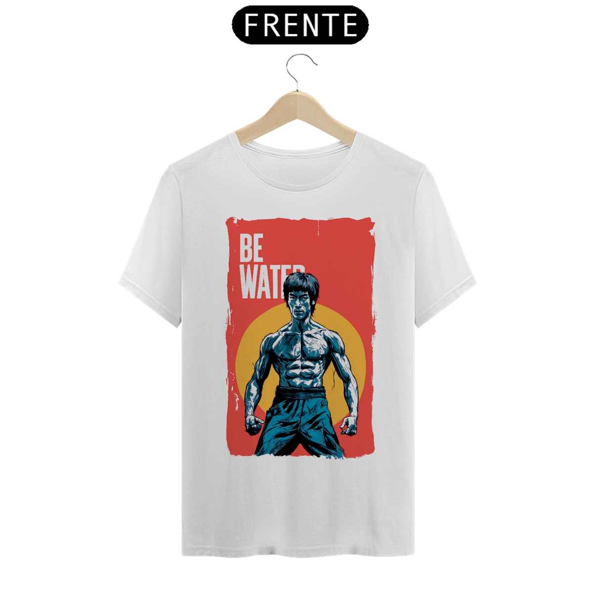 Nome do produto: Camiseta Bruce Lee - Be Water