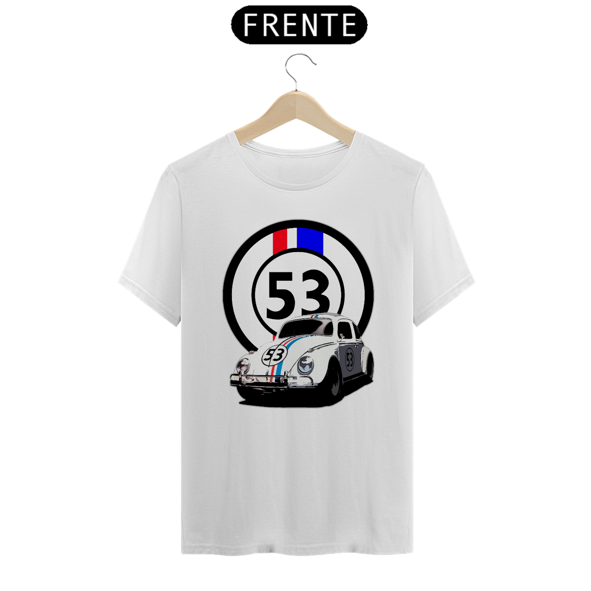 Nome do produto: Camiseta Herbie - Se meu Fusca Falasse