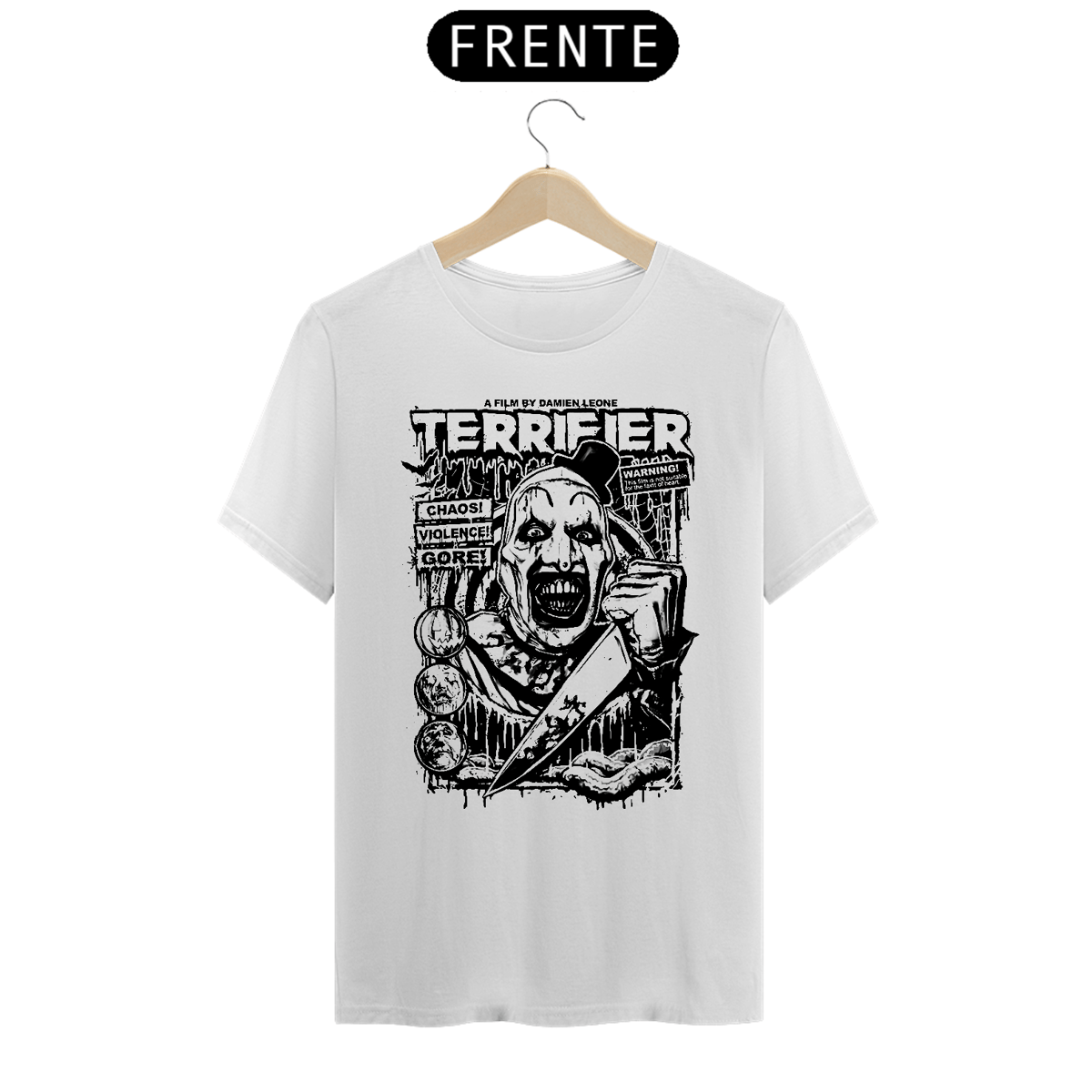 Nome do produto: Camiseta Terrifier