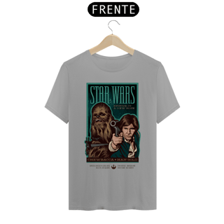 Nome do produto Camiseta Star Wars - Chewbacca e Han Solo