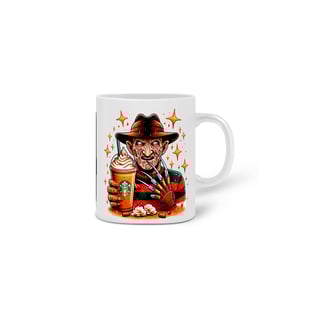 Nome do produto Caneca Porcelana - Freddy Krueger Starbucks