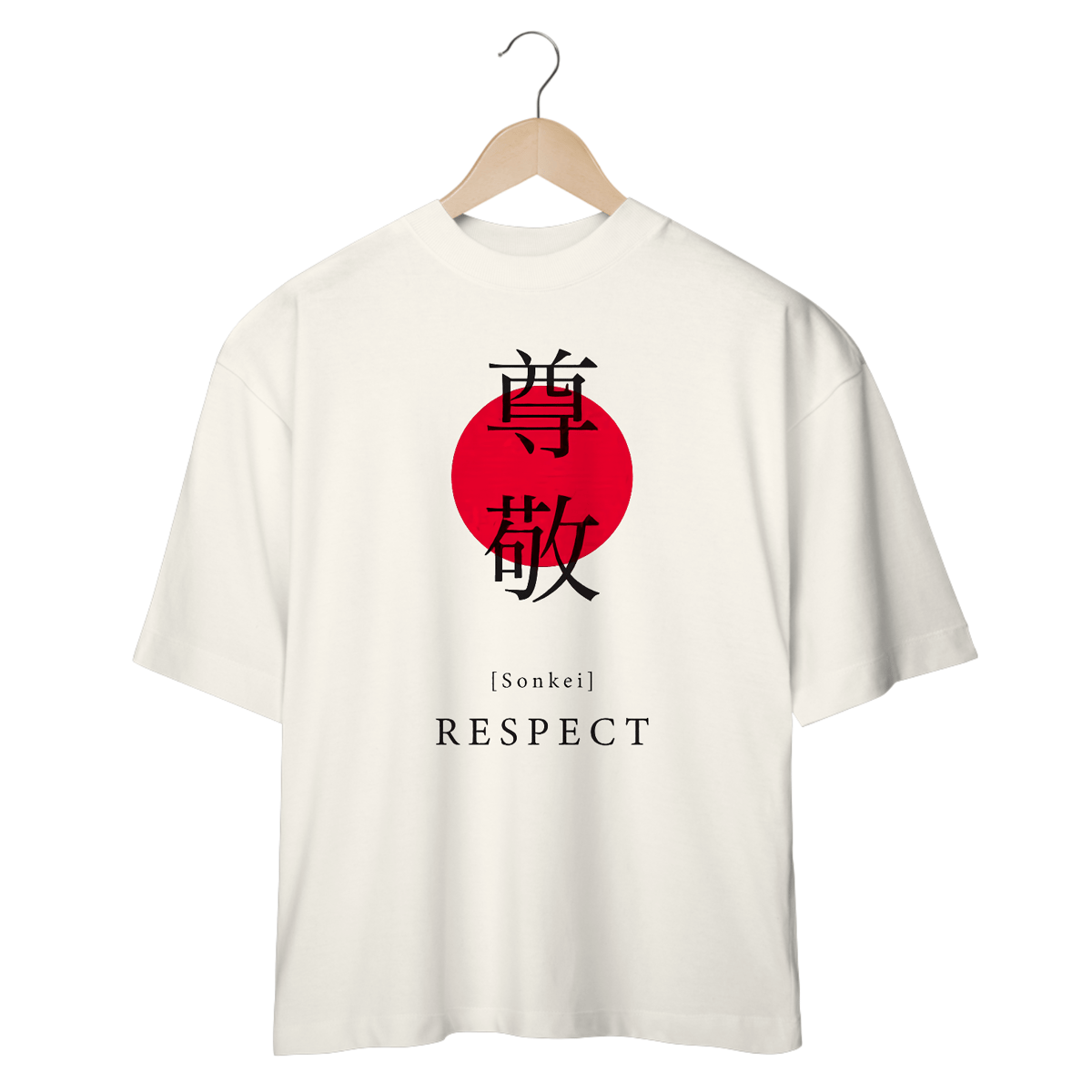 Nome do produto: Camiseta Oversized - Sonkei (Respect) - Coleção Especial \