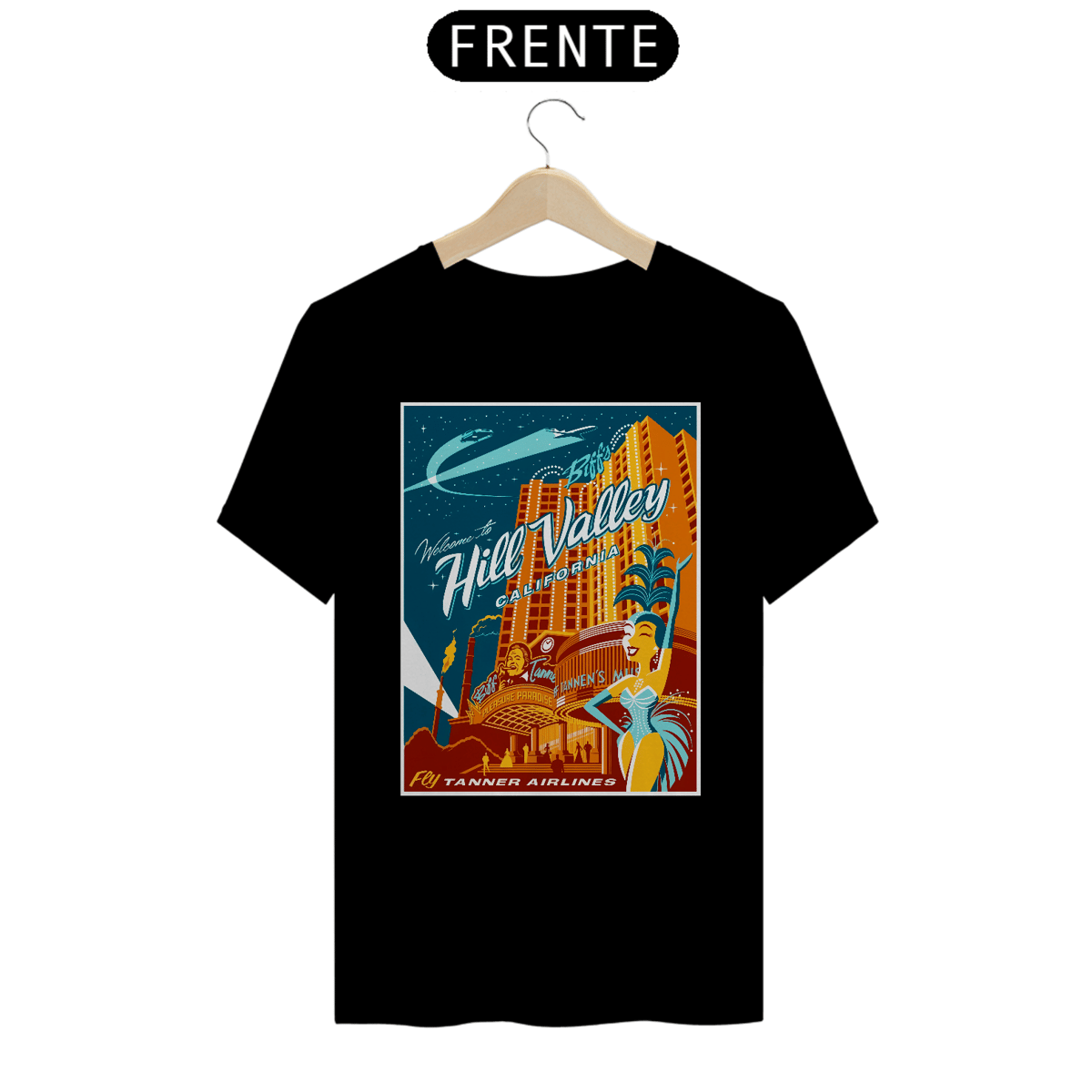 Nome do produto: Camiseta Hill Valley Biffs - De Volta para o Futuro II