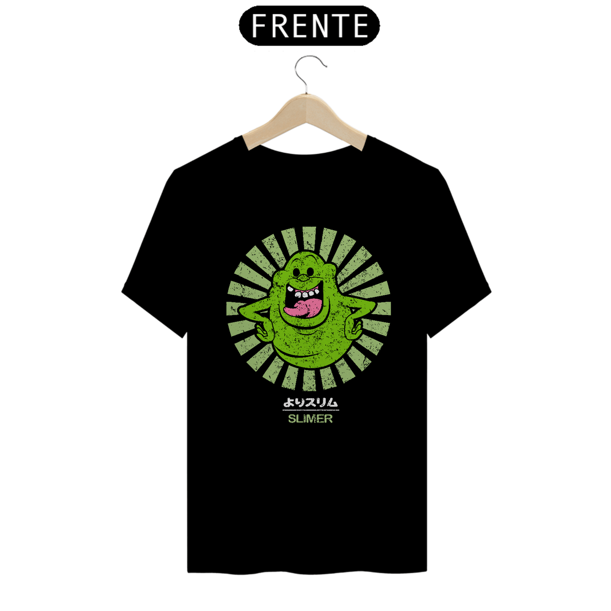 Camiseta Caça Fantasmas - Slimer Nome do produto: Camiseta Caça Fantasmas - Slimer