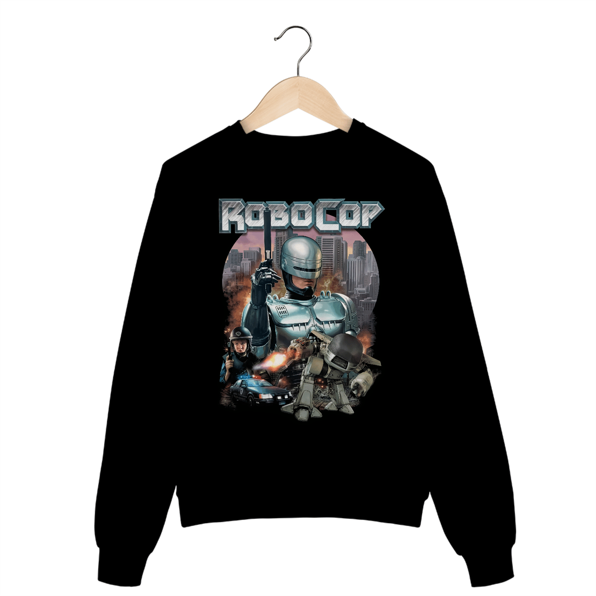 Nome do produto: Moletom Gola Careca - Robocop