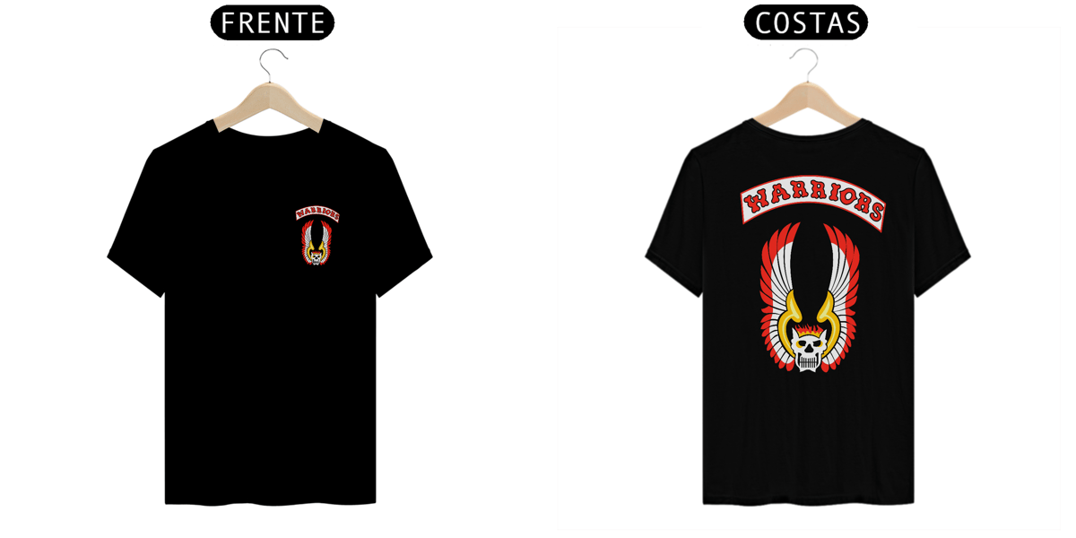 Nome do produto: Camiseta Selvagens da Noite - Logo Oficial
