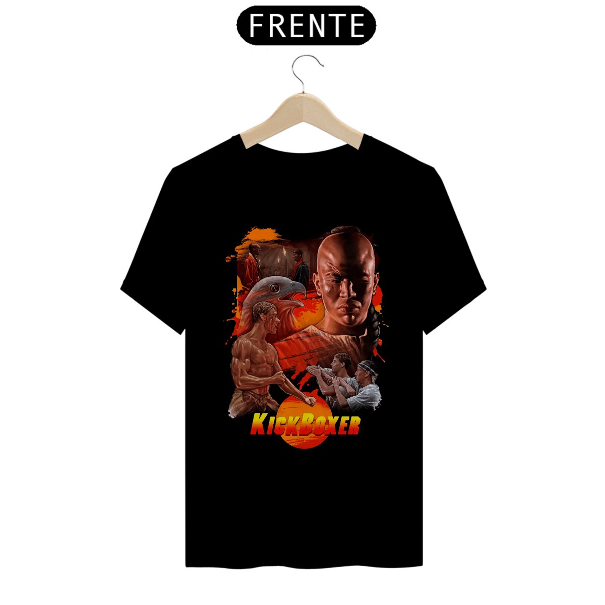 Nome do produto: Camiseta KickBoxer - O Desafio do Dragão