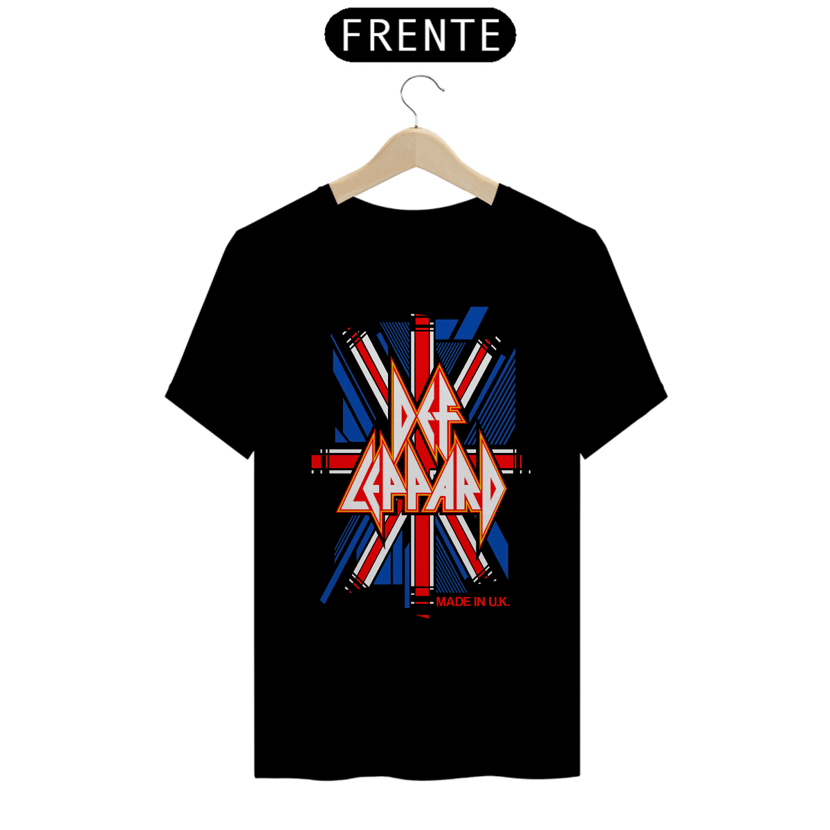 Nome do produto: Camiseta Def Leppard - Made in UK
