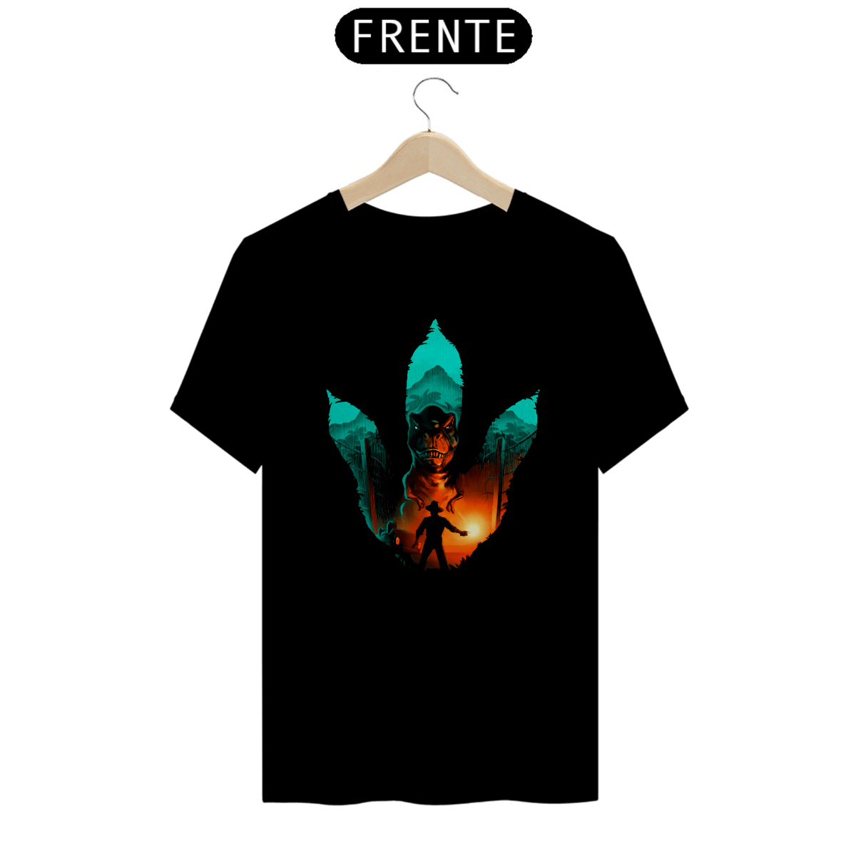 Nome do produto: Camiseta Jurassic Park - Pegada