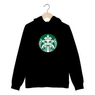 Nome do produto Moletom Canguru Starbucks - Bebê Yoda
