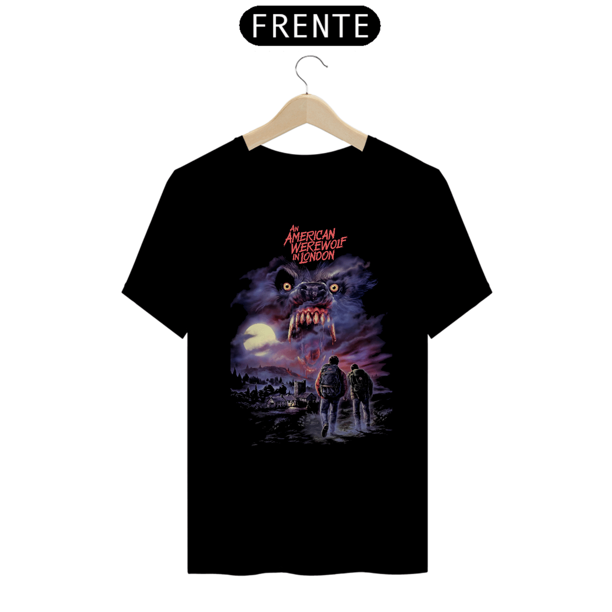 Nome do produto: Camiseta Um Lobisomem Americano em Londres - II