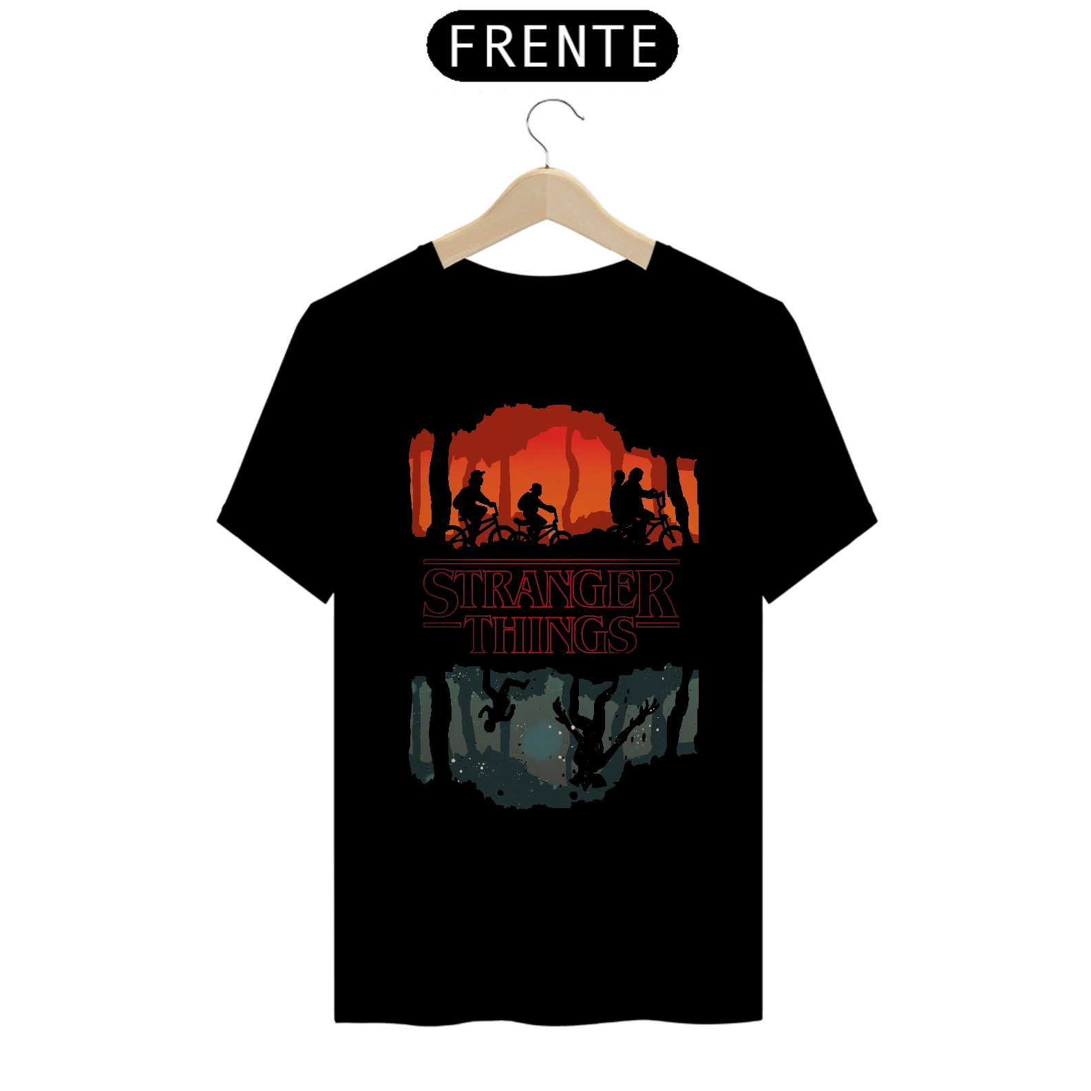 Camiseta Stranger Things - Mundo Invertido