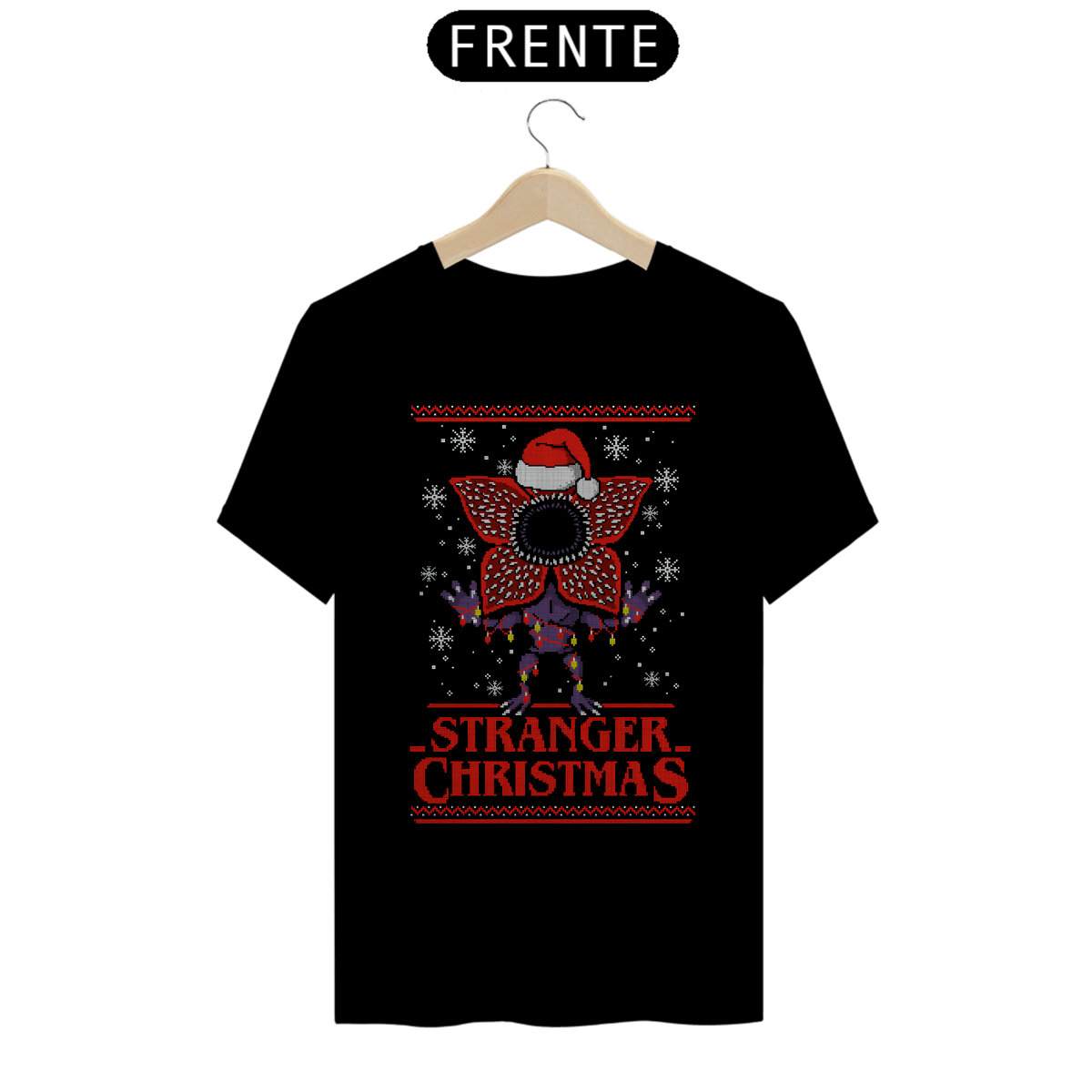 Nome do produto: Camiseta Stranger Things - Stranger Christmas
