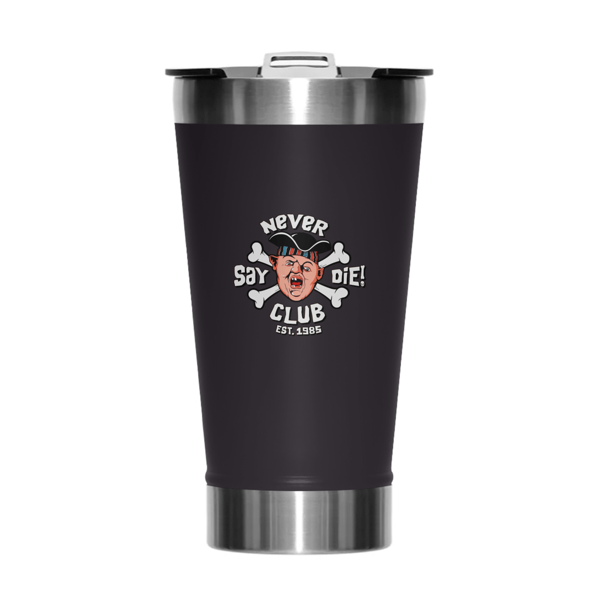 Nome do produto: Copo Térmico Goonies - Never Say Die Club