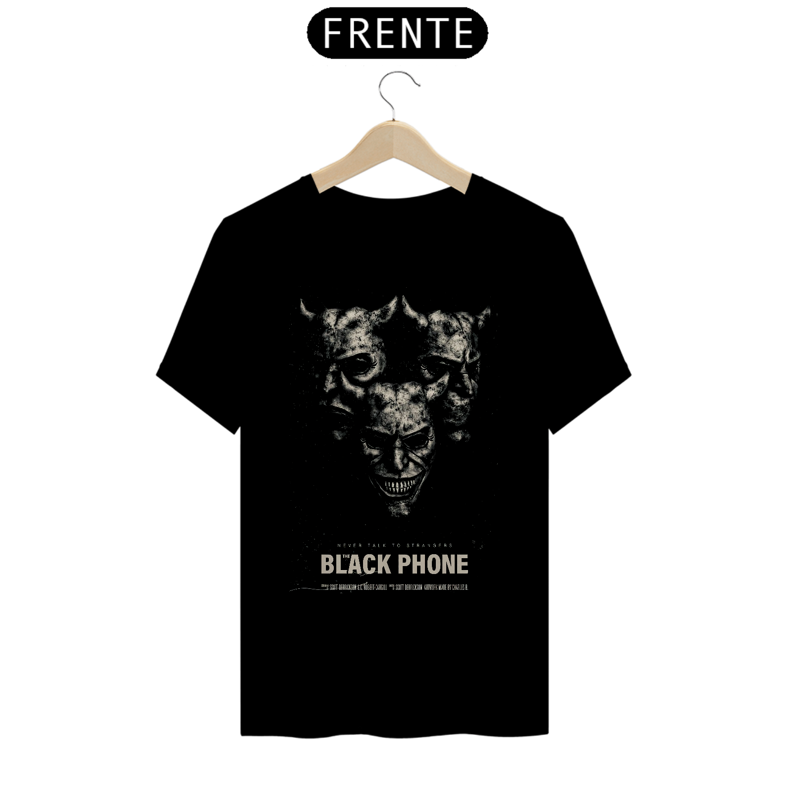 Camiseta O Telefone Preto