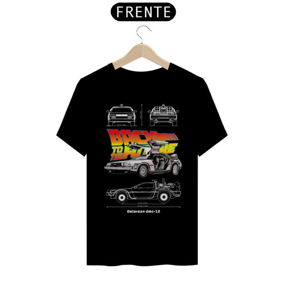 Camiseta De Volta para o Futuro - Delorean DMC-12