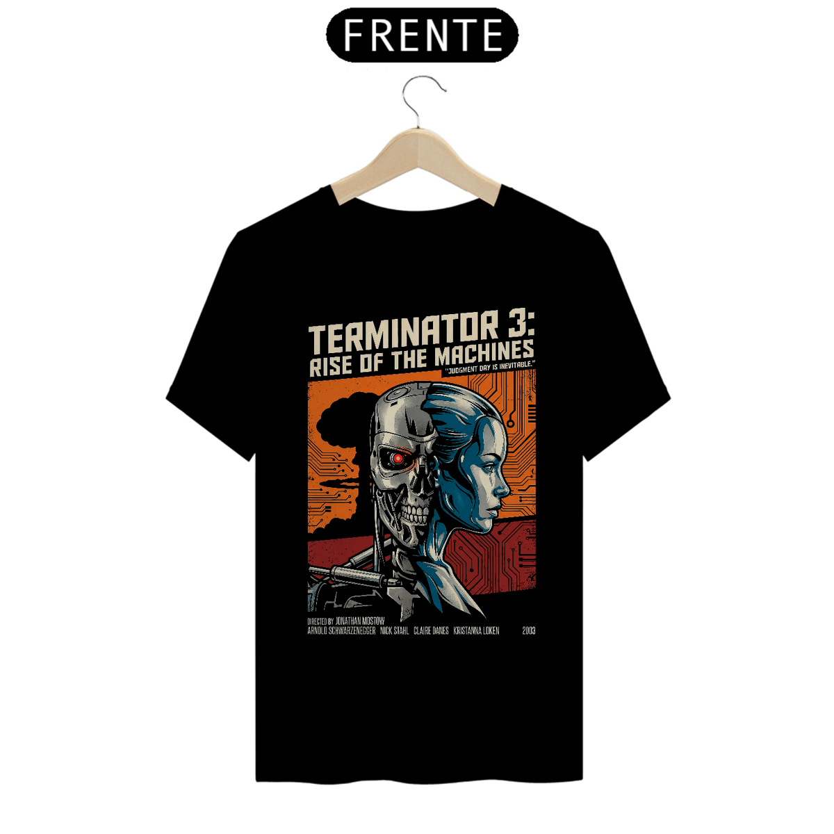 Nome do produto: Camiseta O Exterminador do Futuro III - A Rebelião das Máquinas