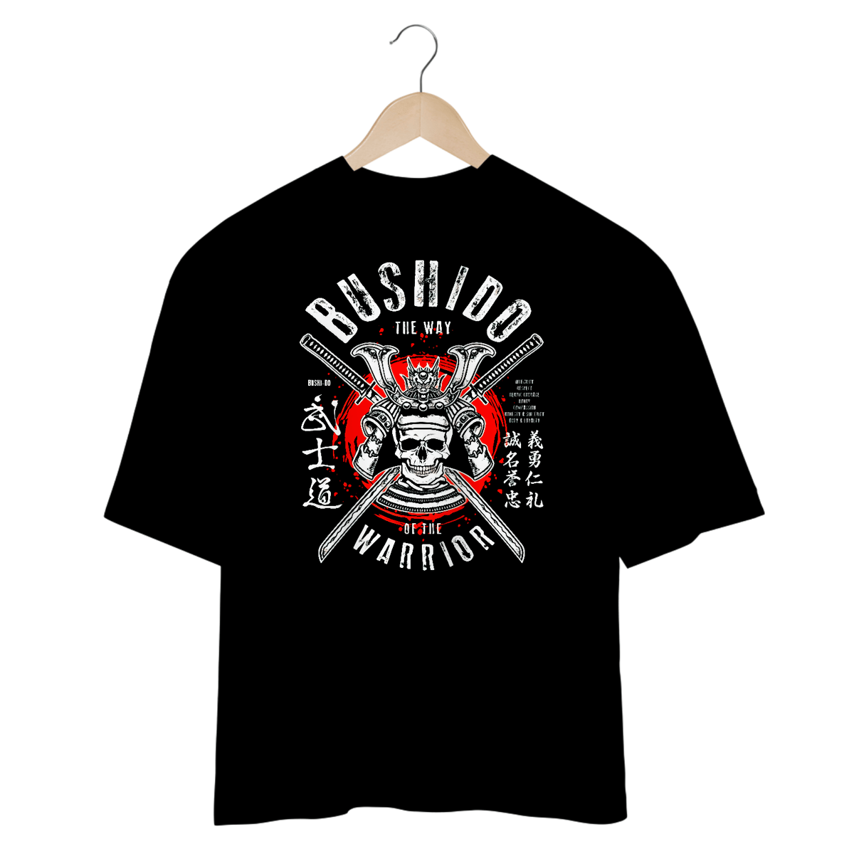 Nome do produto: Camiseta Oversized - Bushido - Coleção Especial \