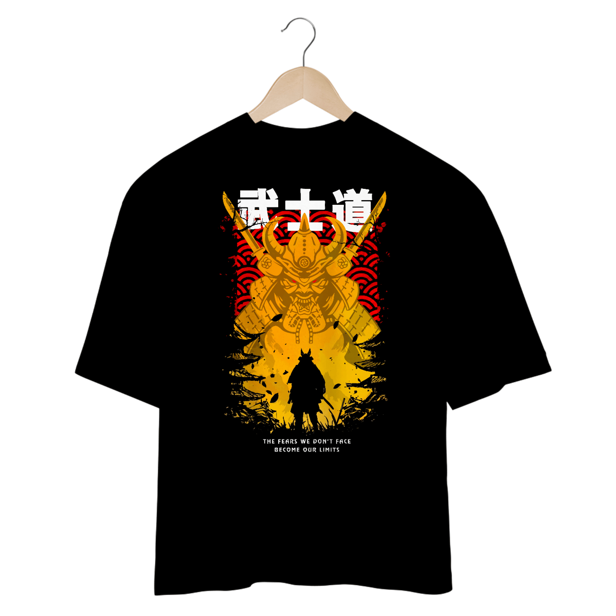 Nome do produto: Camiseta Oversized - The Fear You Dont Face - Coleção Especial \