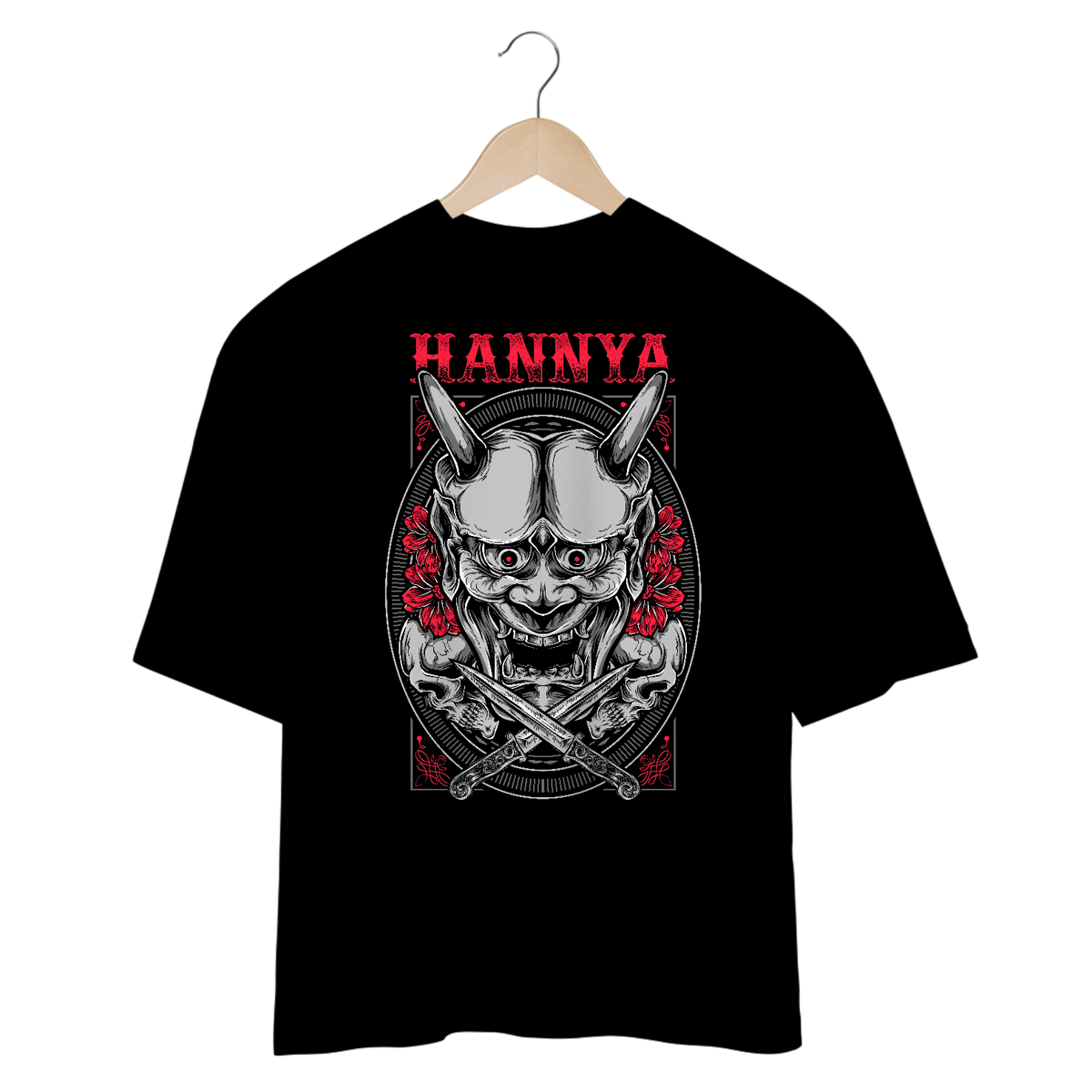 Nome do produto: Camiseta Oversized - Hannya - Coleção Especial \