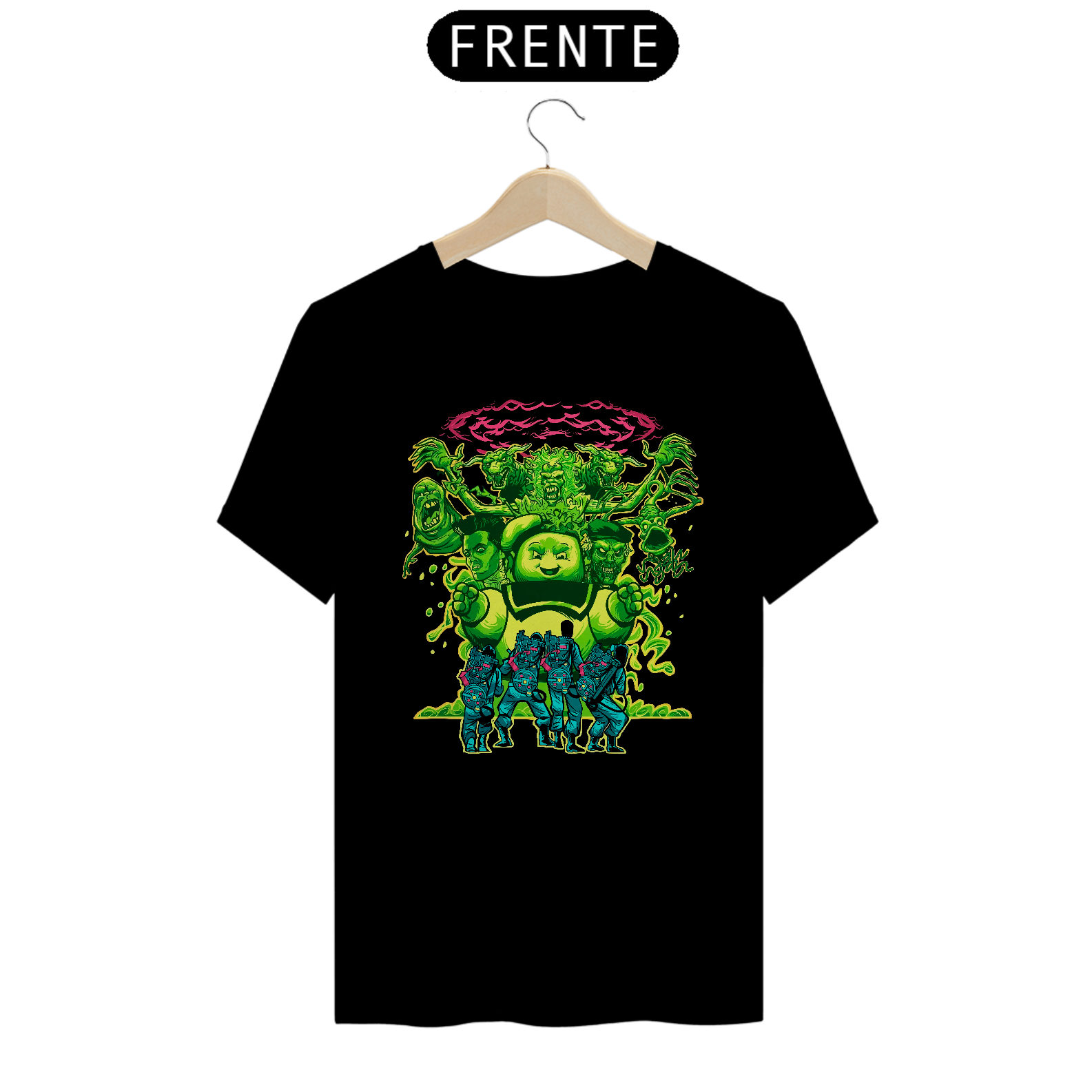 Camiseta Caça Fantasmas - Ghost Attack