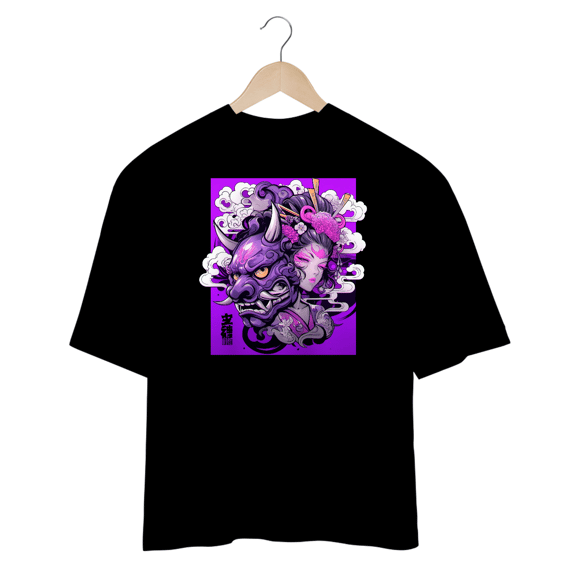 Camiseta Oversized - Oni V - Coleção Especial 