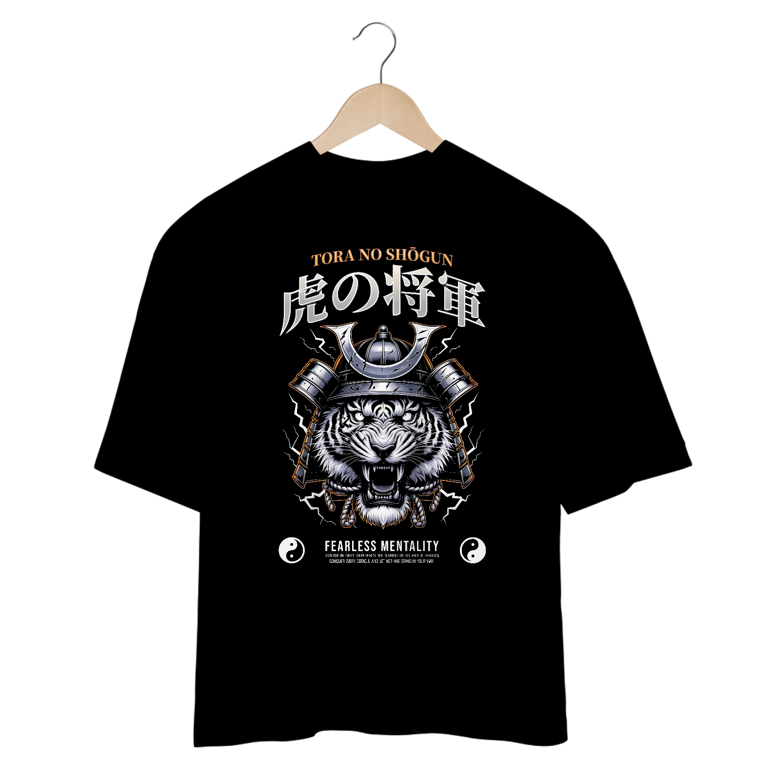 Nome do produto: Camiseta Oversized - Tora No Shogun - Coleção Especial \