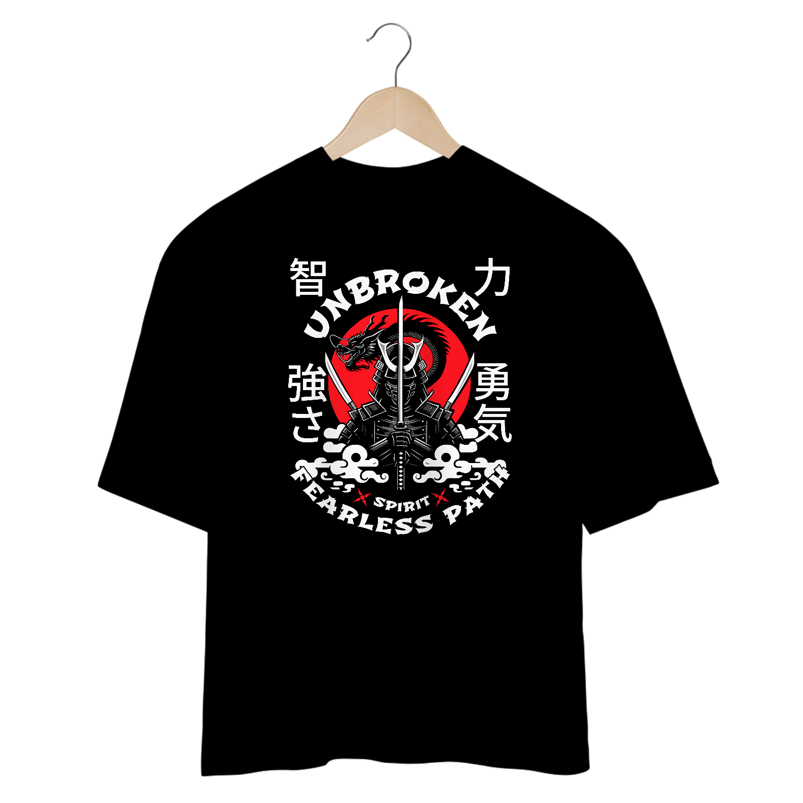 Camiseta Oversized - Unbroken Spirit - Coleção Especial 