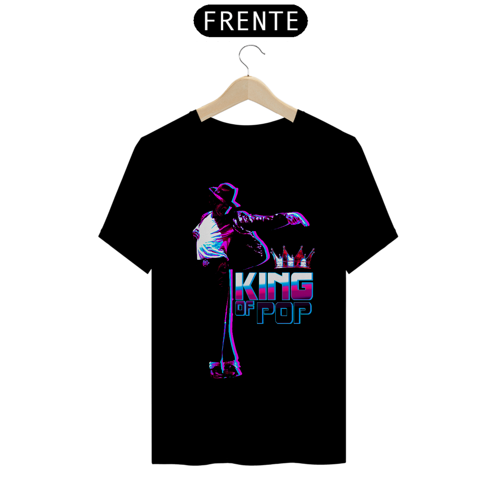 Camiseta Michael Jackson - King of Pop