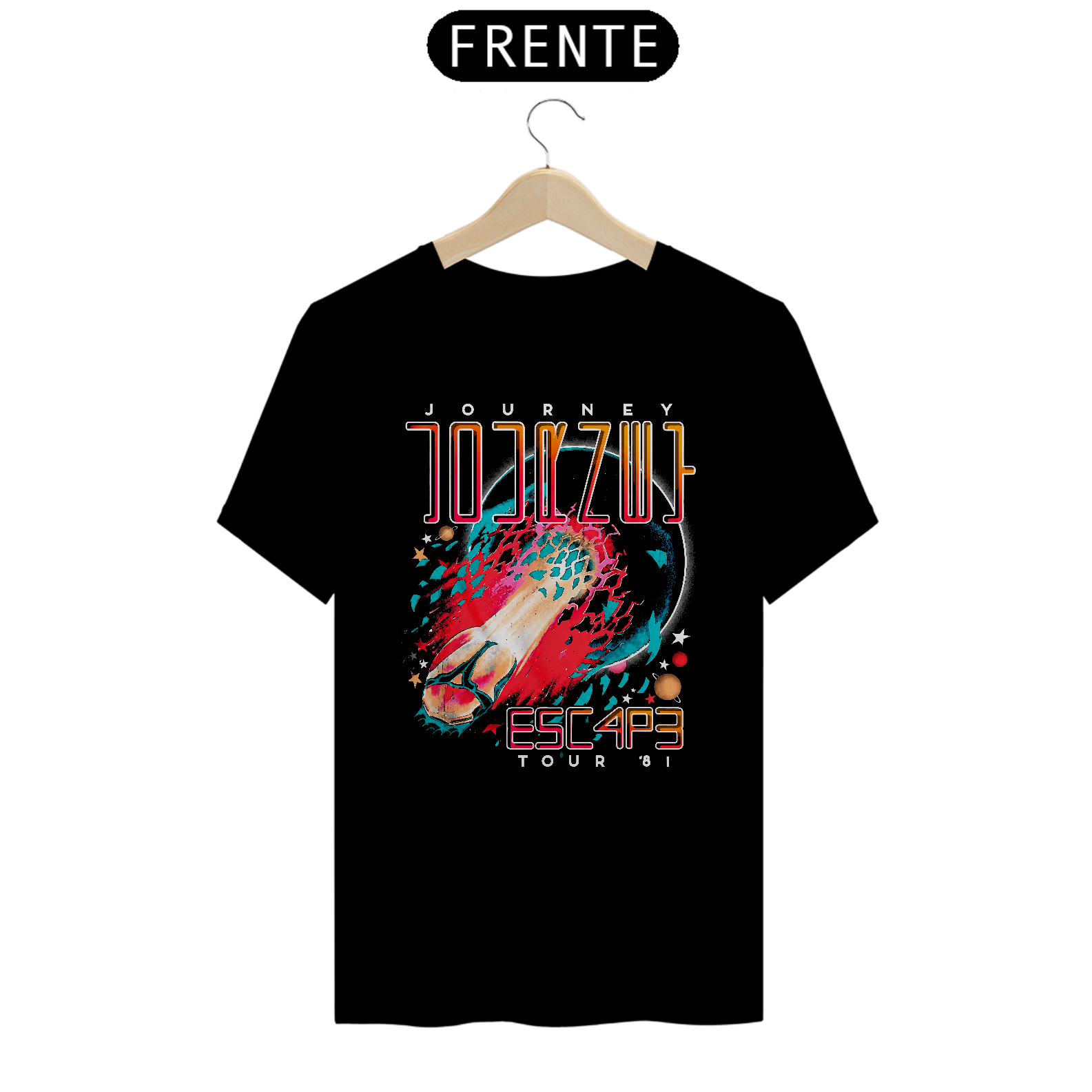 Camiseta Journey - Escape Tour 1981