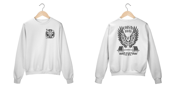 coisas boas e leves Moletom Fechado