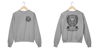 Nome do produto coisas boas e leves Moletom Fechado