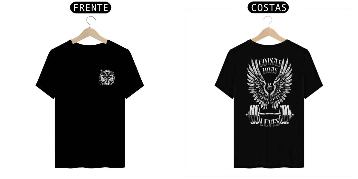 Nome do produto: coisas boas e leves  T-Shirt Prime