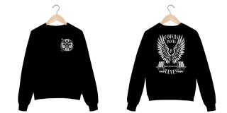 Nome do produto coisas boas e leves Moletom Fechado v1