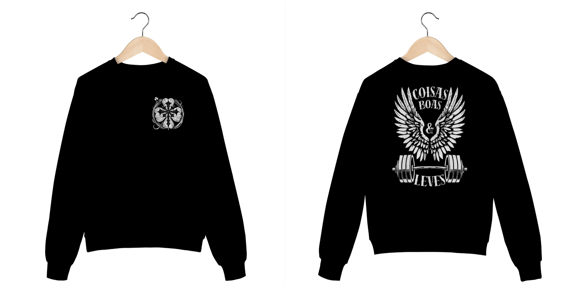 coisas boas e leves Moletom Fechado v1