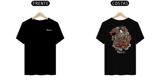 Nome do produto Camiseta A Gueixa e o Dragão