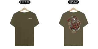 Nome do produto Camiseta A Gueixa e o Dragão