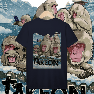 Nome do produto Camiseta Ofurô de Macacos