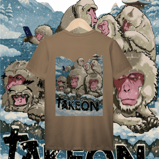 Nome do produto Camiseta Ofurô de Macacos