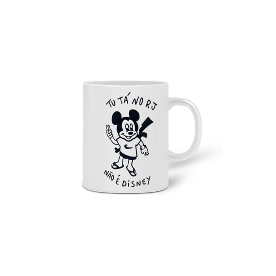 Caneca RJ não é Disney