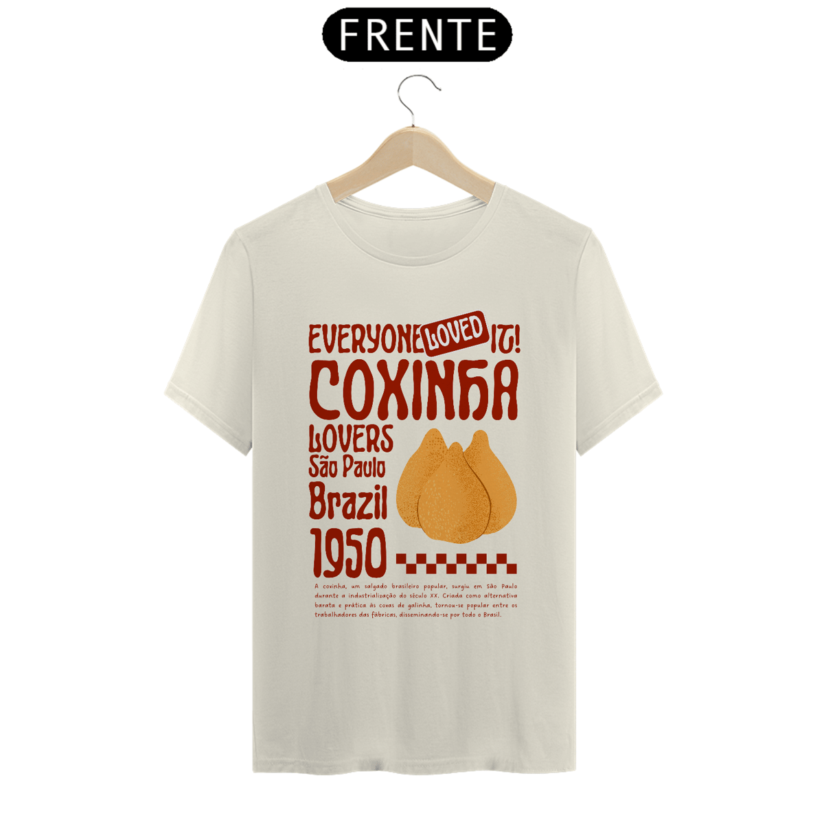 Nome do produto: T-Shirt Coxinha Lovers