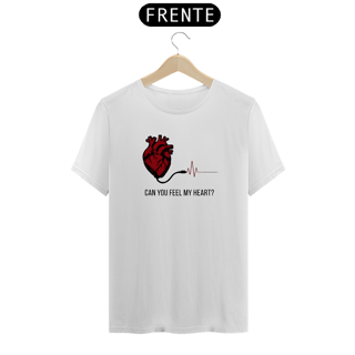 Nome do produto [PREMIUM] CAMISETA CAN YOU FEEL MY HEART? “OFF-WHITE”