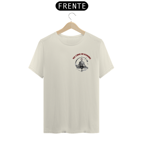 CAMISETA WE CAME AS ROMANS OFF-WHITE MINIMALISTA
